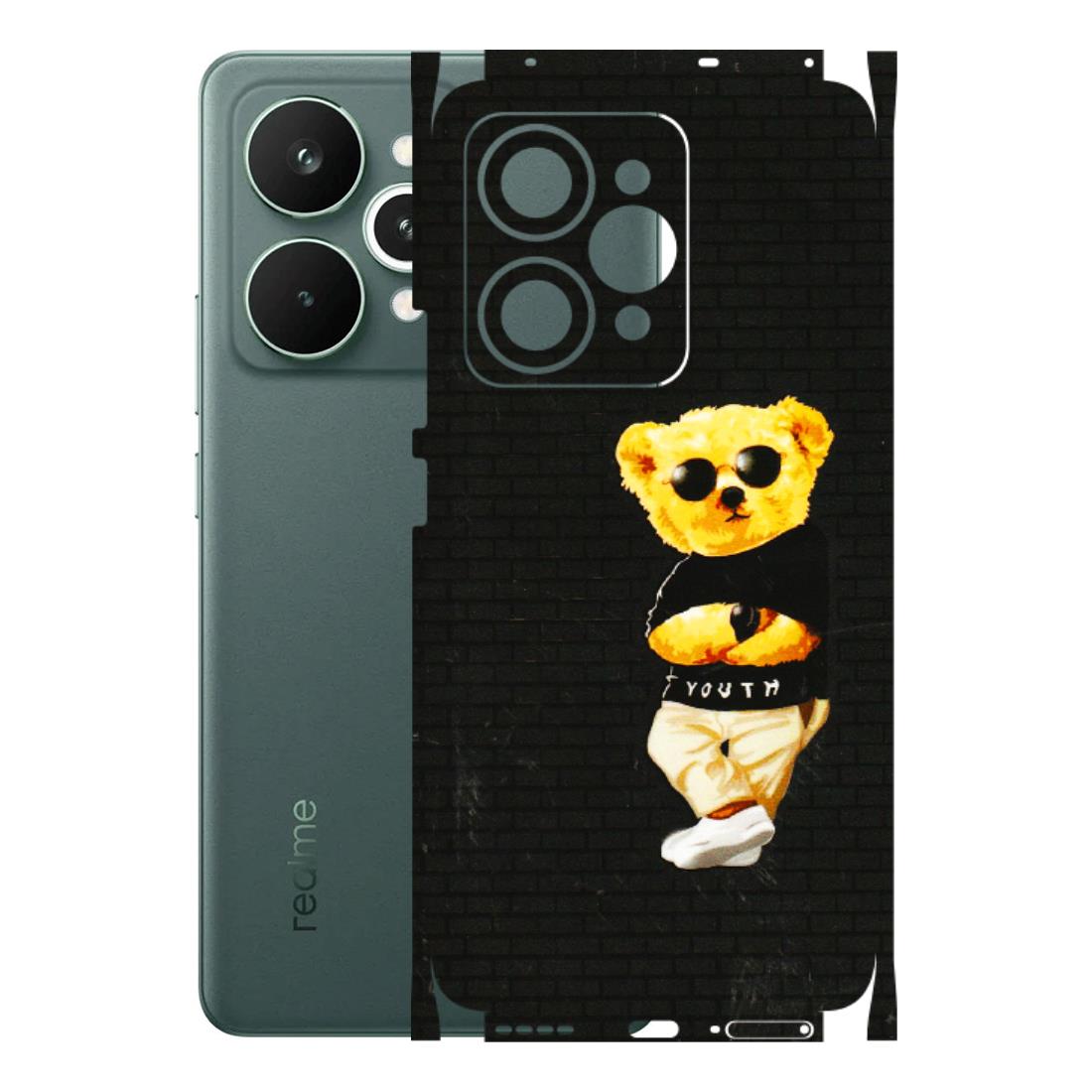 Realme Phone Skins (All Models) - Classy Teddy Bear - 3D Embossed Finish (L-116) Realme 15 Pro 5G