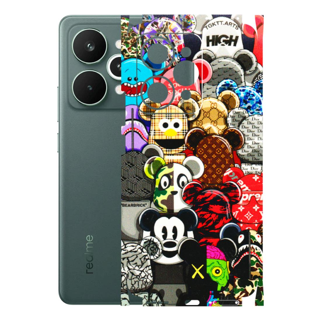 Realme Phone Skins (All Models) - More Mickey Mouses - 3D Embossed Finish (L-118) Realme 15 Pro 5G