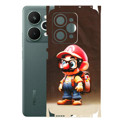 Realme Phone Skins (All Models) - Little Mario - 3D Embossed Finish (L-119) Realme 15 Pro 5G