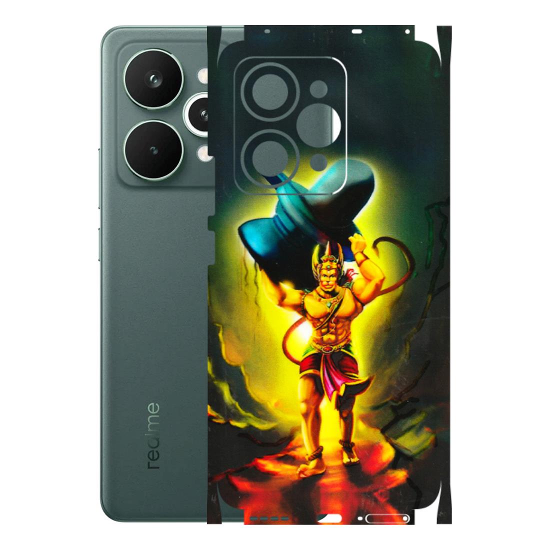 Realme Phone Skins (All Models) - Hanuman Ji - 3D Embossed Finish (L-128) Realme 15 Pro 5G