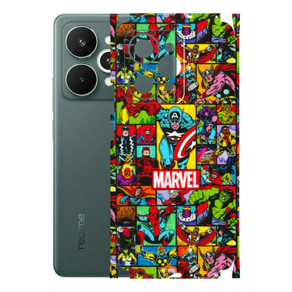 Realme Phone Skins (All Models) - MARVELOUS Comic Characters - 3D Embossed Finish (L-129) Realme 15 Pro 5G