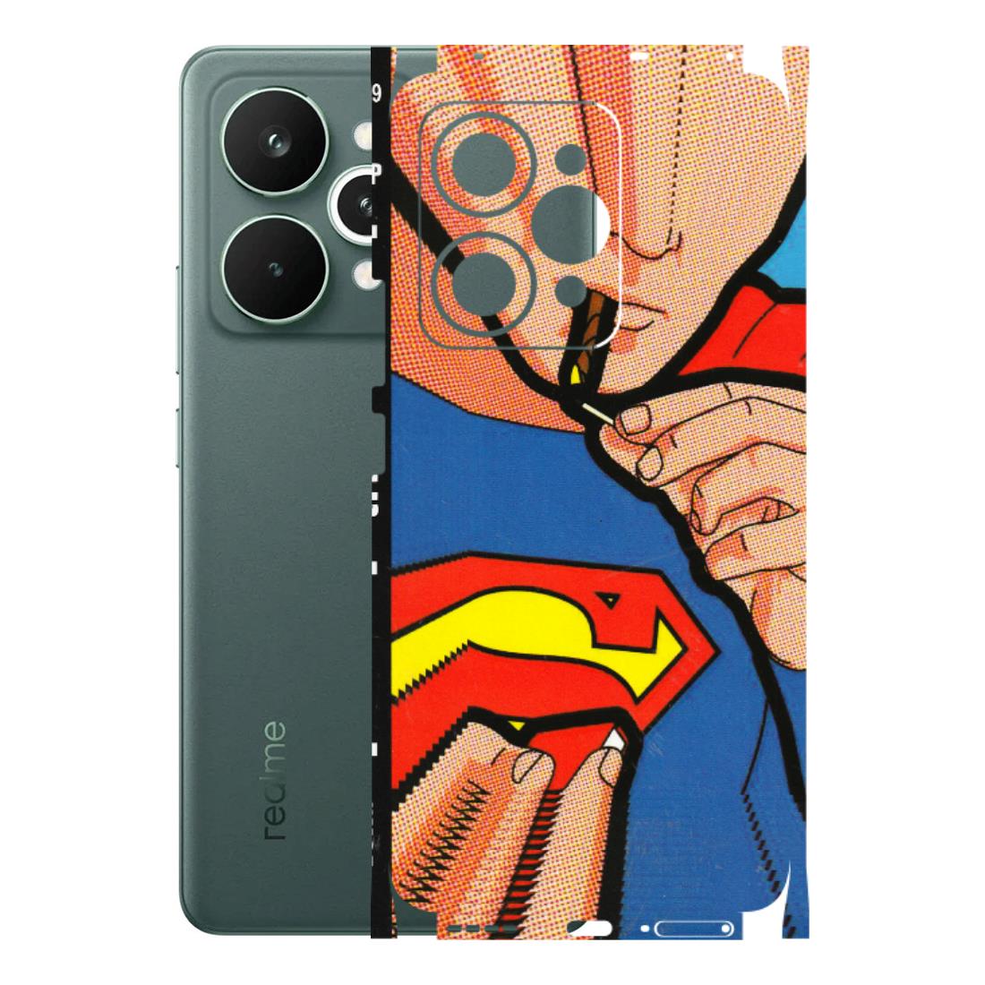 Realme Phone Skins (All Models) - Superman Sutta - 3D Embossed Finish (L-130) Realme 15 Pro 5G