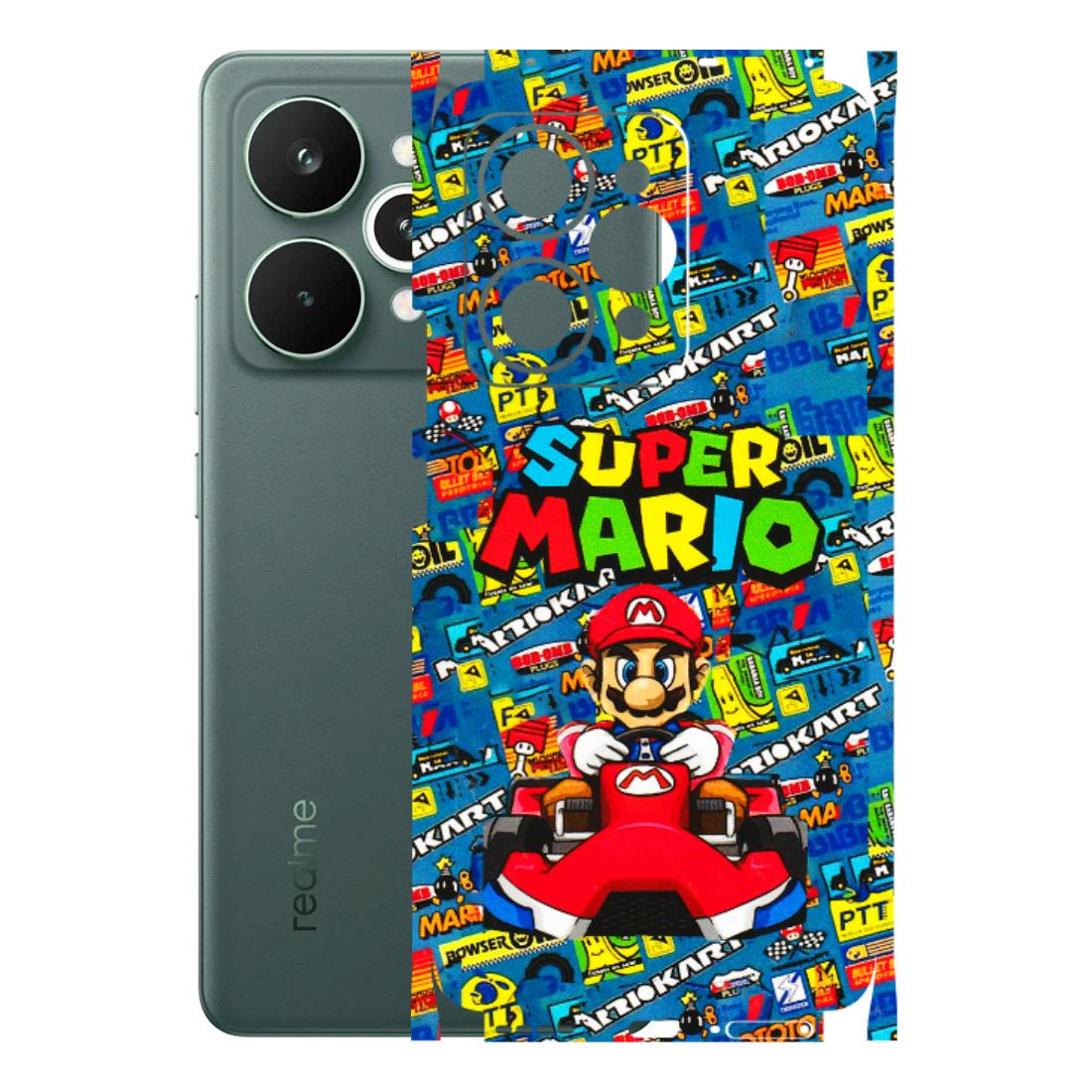 Realme Phone Skins (All Models) - Super Mario Kart - 3D Embossed Finish (L-140) Realme 15 Pro 5G