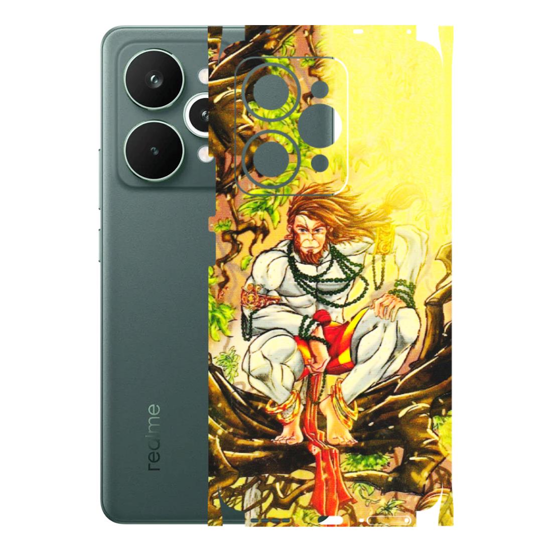 Realme Phone Skins (All Models) - Lord Hanuman - 3D Embossed Finish (L-152) Realme 15 Pro 5G