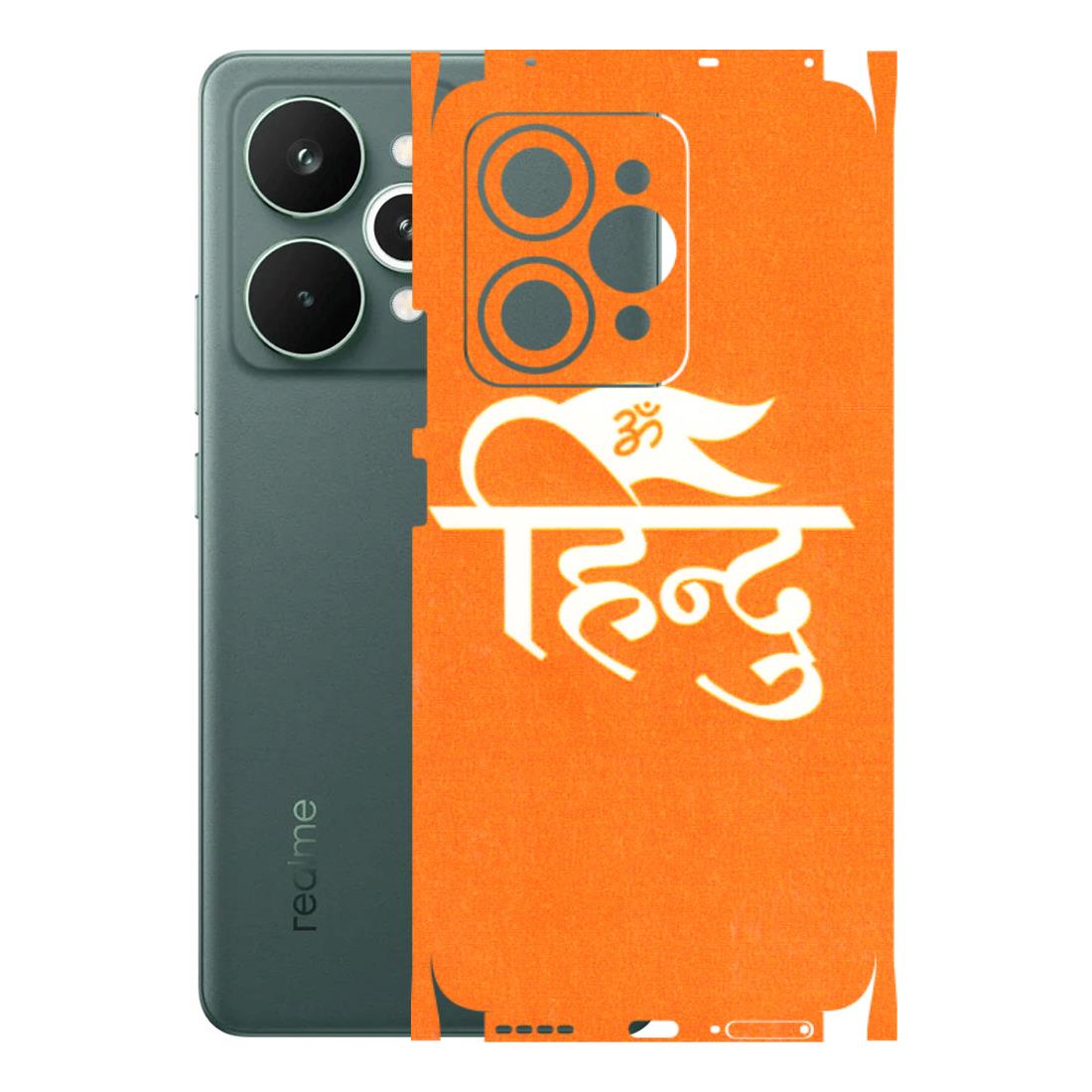 Realme Phone Skins (All Models) - Hindu Kesari - 3D Embossed Finish (L-154) Realme 15 Pro 5G