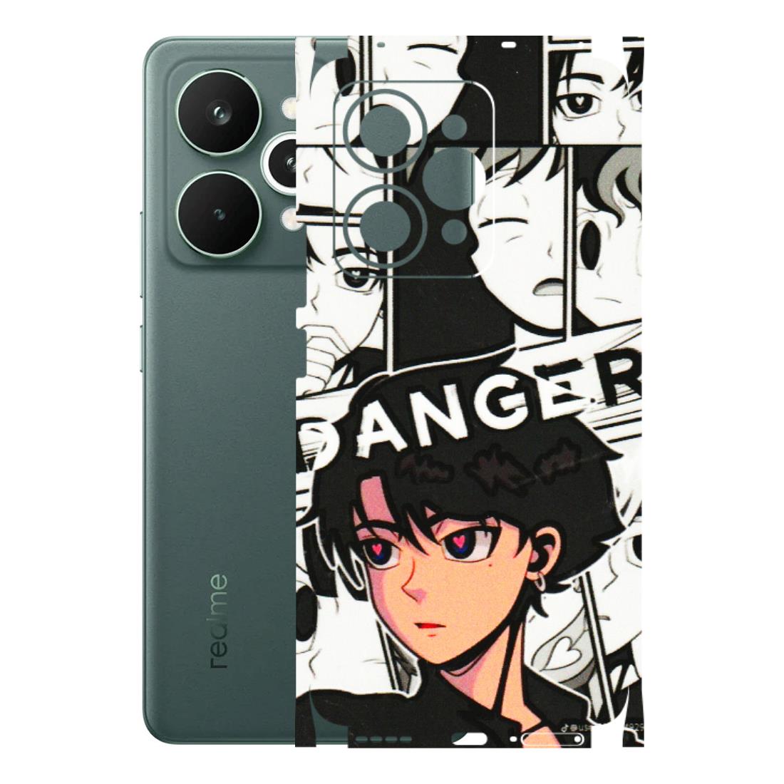Realme Phone Skins (All Models) - Danger Anime - 3D Embossed Finish (L-155) Realme 15 Pro 5G