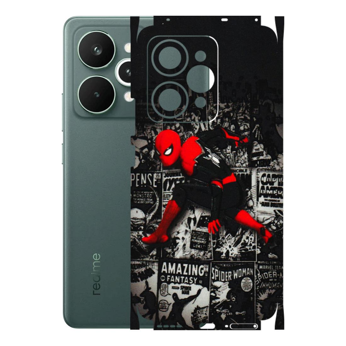 Realme Phone Skins (All Models) - SpiderMan New - 3D Embossed Finish (L-162) Realme 15 Pro 5G