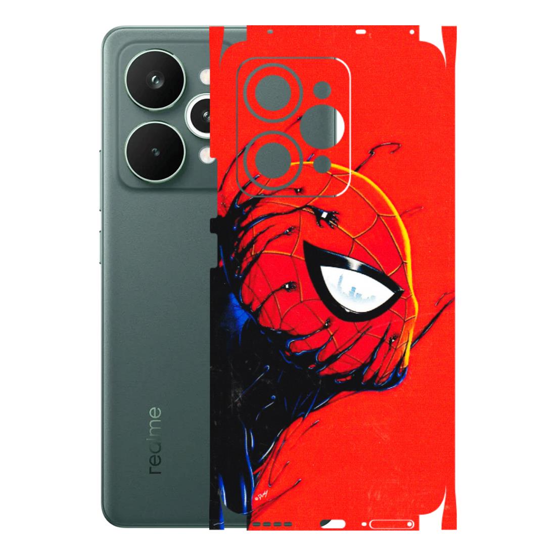 Realme Phone Skins (All Models) - Spiderman Face Venom - 3D Embossed Finish (L-165) Realme 15 Pro 5G