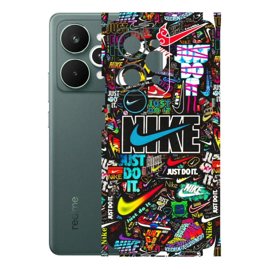 Realme Phone Skins (All Models) - Just Do It Doodles - 3D Embossed Finish (L-166) Realme 15 Pro 5G