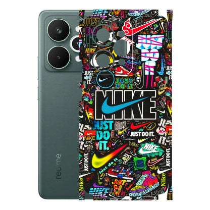 Realme Phone Skins (All Models) - Just Do It Doodles - 3D Embossed Finish (L-166) Realme 15 Pro 5G