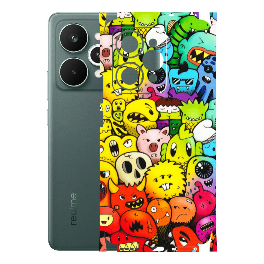 Realme Phone Skins (All Models) - Angry Funkies - 3D Embossed Finish (L-169) Realme 15 Pro 5G
