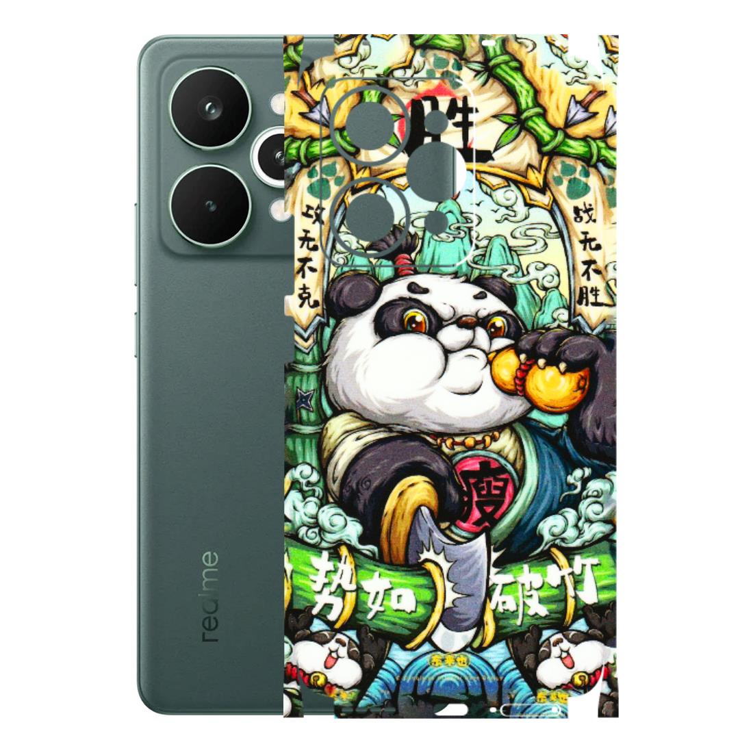 Realme Phone Skins (All Models) - Royal Rich Panda - 3D Embossed Finish (L-170) Realme 15 Pro 5G