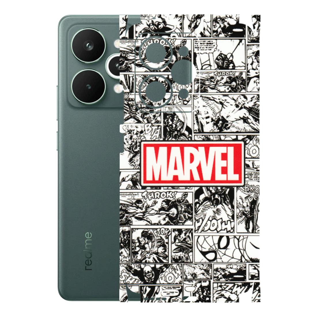Realme Phone Skins (All Models) - Marvel Comic - 3D Embossed Finish (L-171) Realme 15 Pro 5G