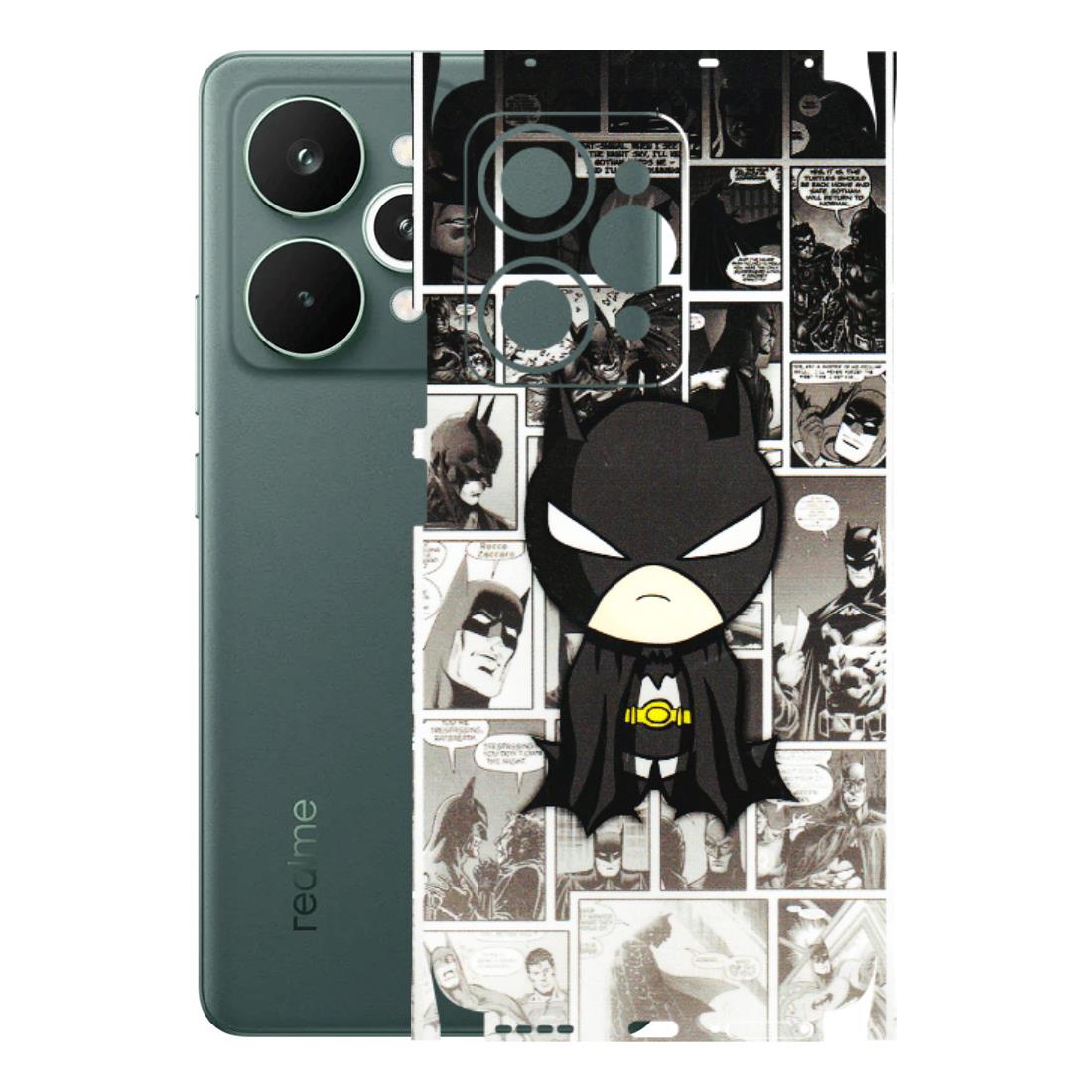 Realme Phone Skins (All Models) - Toon Batman - 3D Embossed Finish (L-182) Realme 15 Pro 5G