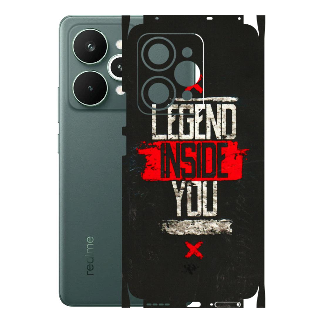 Realme Phone Skins (All Models) - Legend Inside You - 3D Embossed Finish (L-186) Realme 15 Pro 5G