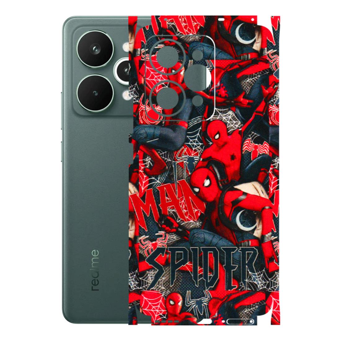 Realme Phone Skins (All Models) - SpiderMan Cool - 3D Embossed Finish (L-188) Realme 15 Pro 5G