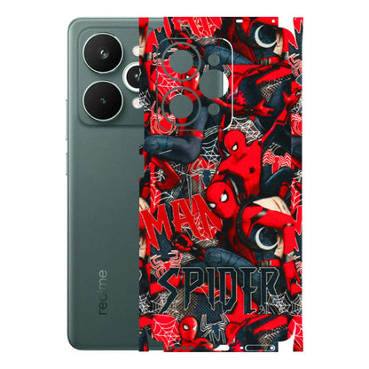Realme Phone Skins (All Models) - SpiderMan Cool - 3D Embossed Finish (L-188) Realme 15 Pro 5G