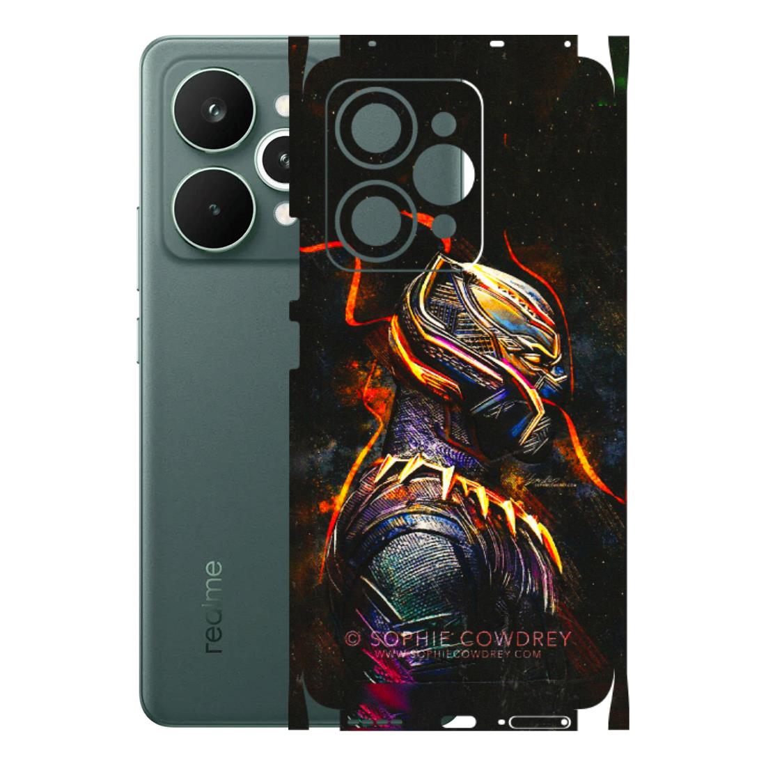 Realme Phone Skins (All Models) - Black Panther - 3D Embossed Finish (L-190) Realme 15 Pro 5G