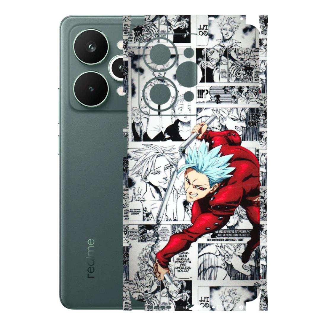 Realme Phone Skins (All Models) - Anime Comic - 3D Embossed Finish (L-192) Realme 15 Pro 5G