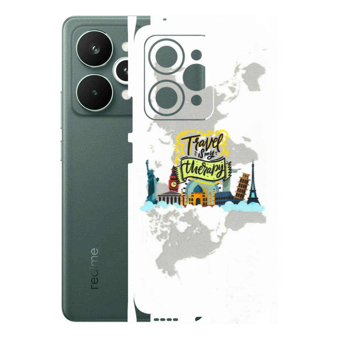 Realme Phone Skins (All Models) - Travel Therapy - 3D Embossed Finish (L-199) Realme 15 Pro 5G