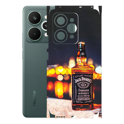 Realme Phone Skins (All Models) - JD Whiskey Bottle - 3D Embossed Finish (L-20) Realme 15 Pro 5G