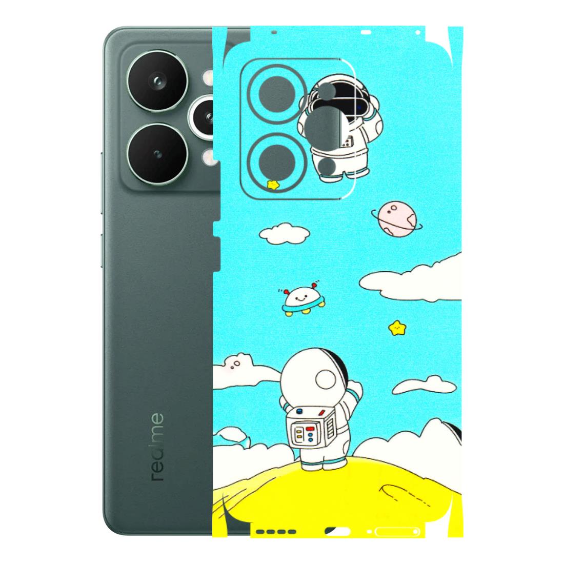 Realme Phone Skins (All Models) - Blue Skies Astro Float - 3D Embossed Finish (L-230) Realme 15 Pro 5G