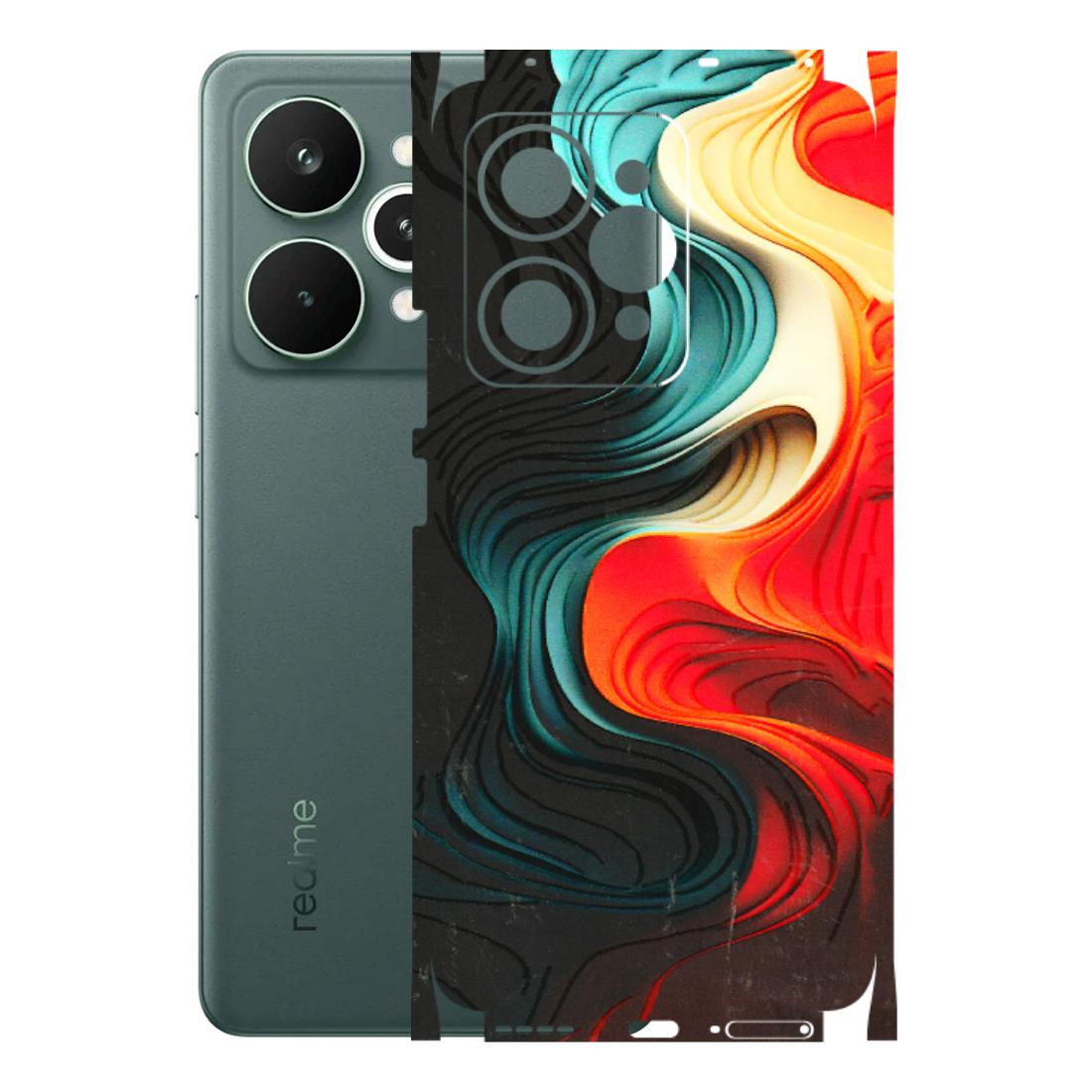 Realme Phone Skins (All Models) - The Silky Swirl - 3D Embossed Finish (L-240) Realme 15 Pro 5G