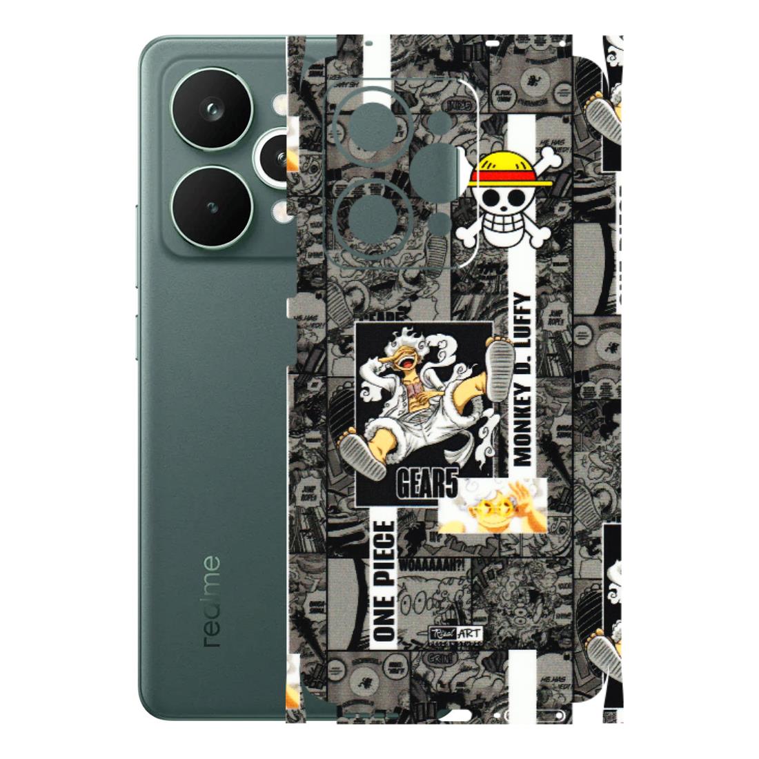 Realme Phone Skins (All Models) - Cuffy Anime MonkeyCamic - 3D Embossed Finish (L-242) Realme 15 Pro 5G