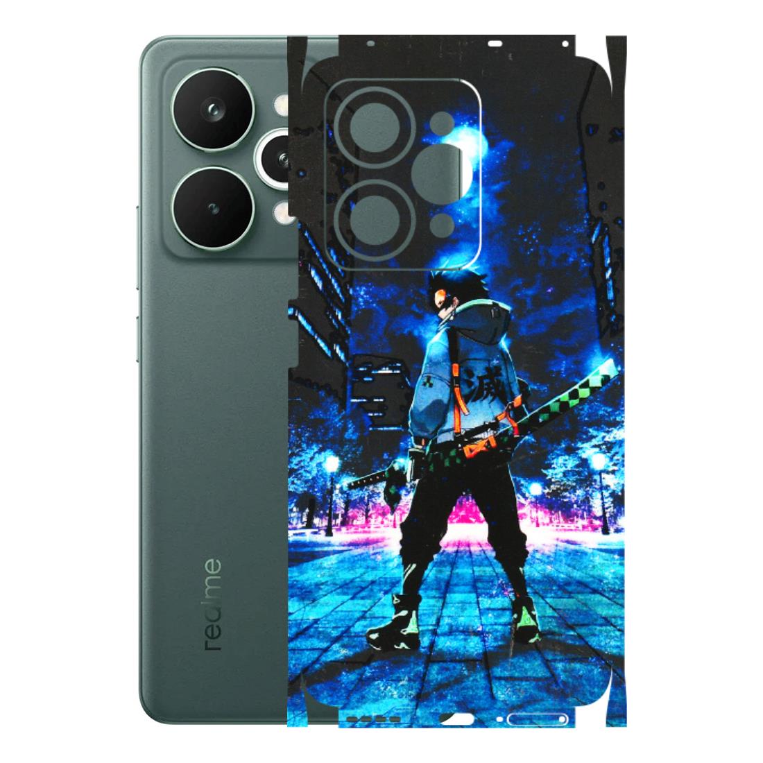Realme Phone Skins (All Models) - Demon Slayer Sword - 3D Embossed Finish (L-247) Realme 15 Pro 5G