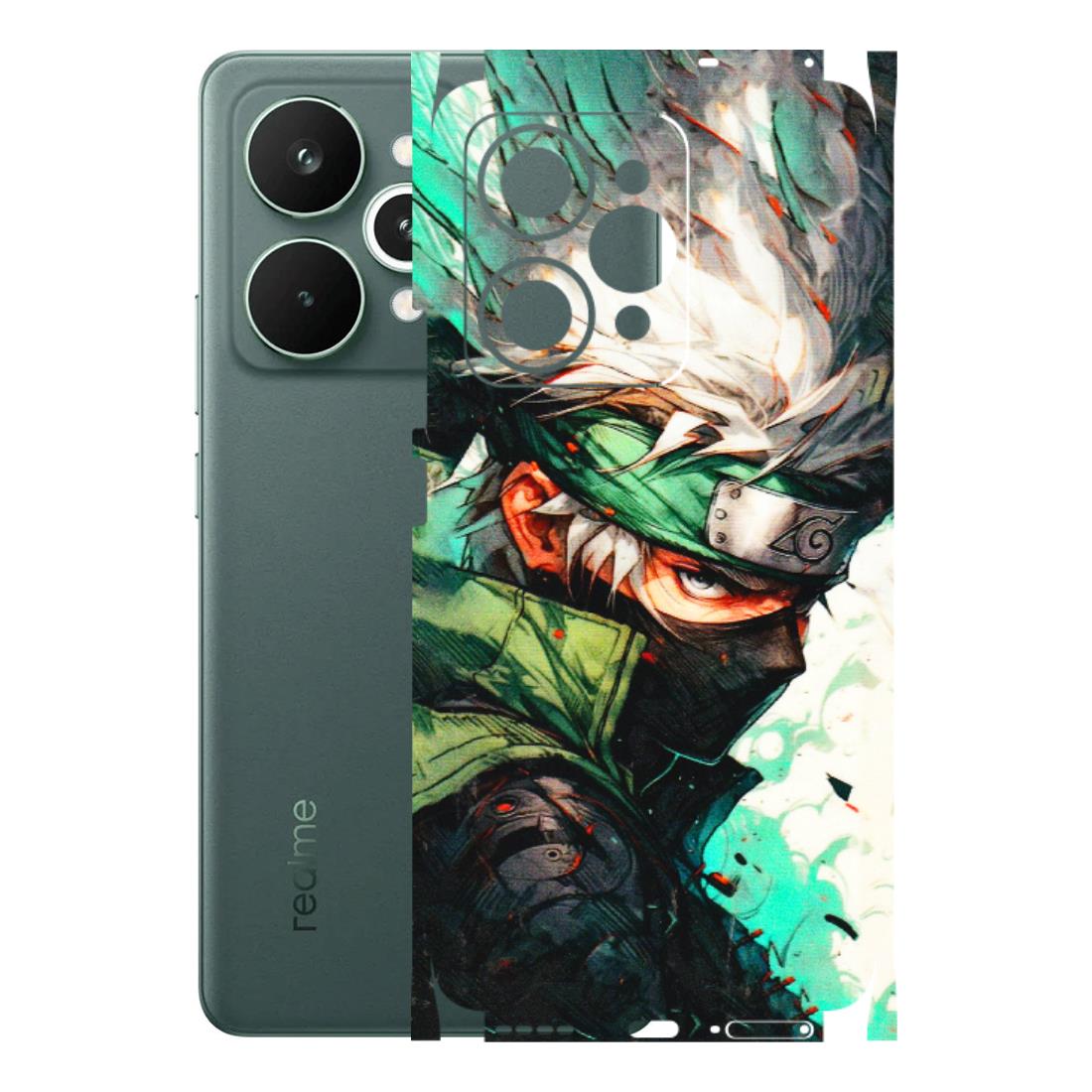 Realme Phone Skins (All Models) - Kakashi Side Profile - 3D Embossed Finish (L-249) Realme 15 Pro 5G