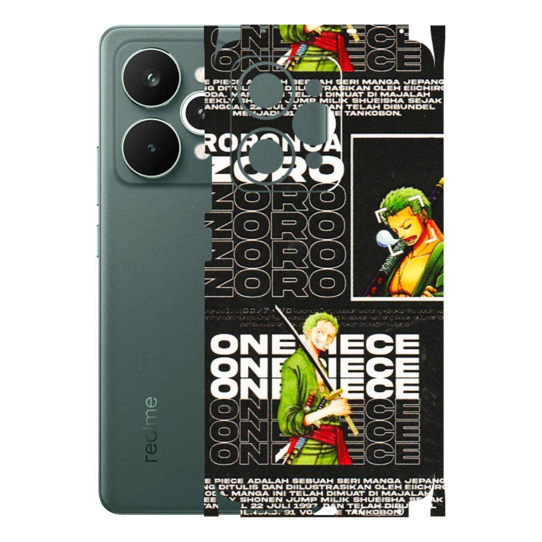 Realme Phone Skins (All Models) - One Piece Zoro - 3D Embossed Finish (L-250) Realme 15 Pro 5G