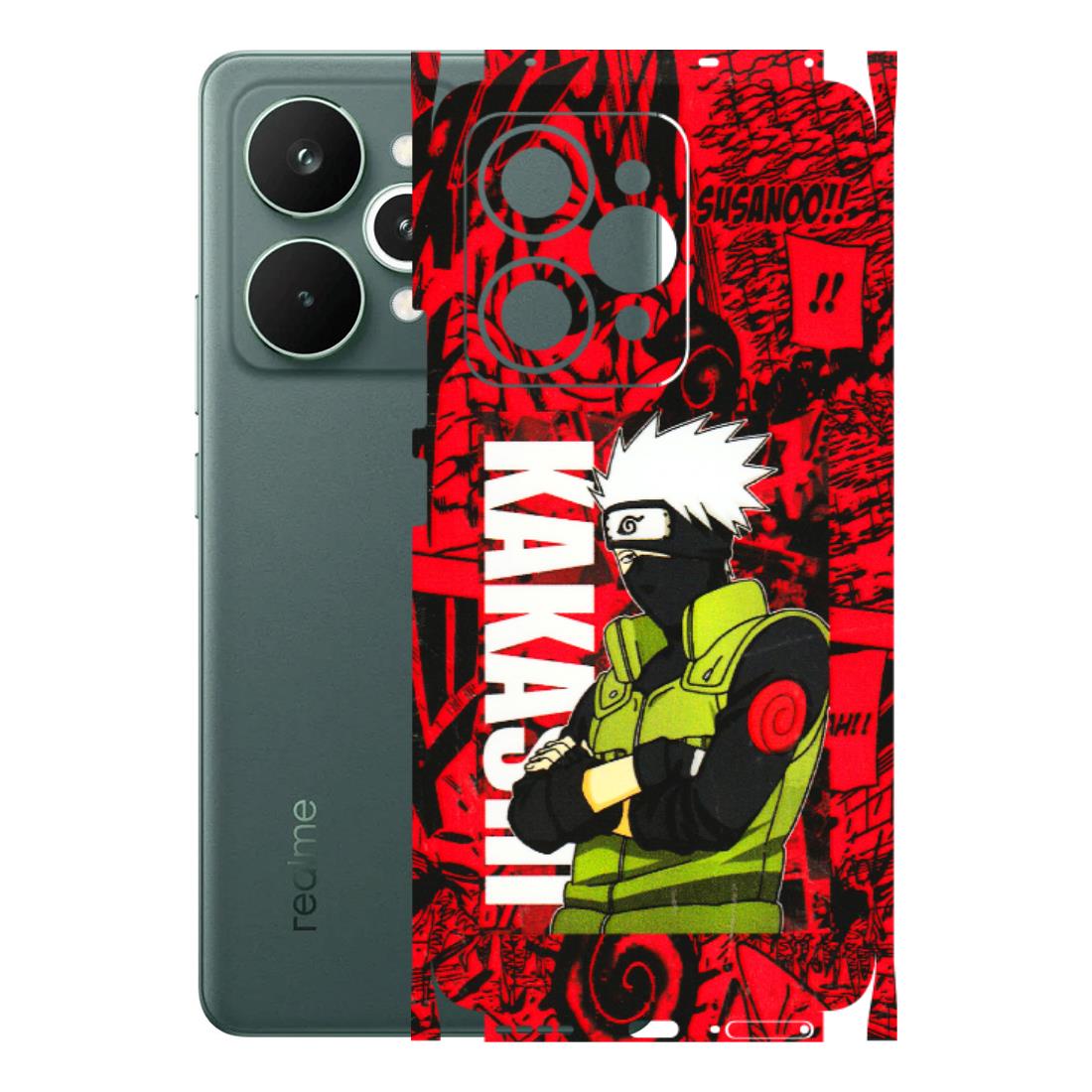 Realme Phone Skins (All Models) - Kakashi Red Anime - 3D Embossed Finish (L-251) Realme 15 Pro 5G