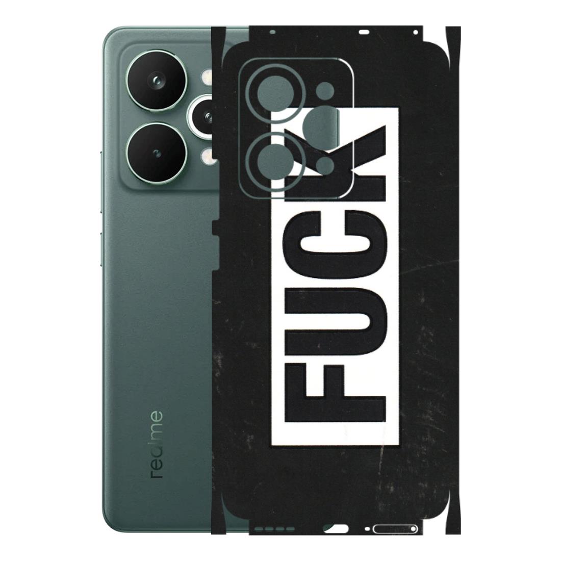 Realme Phone Skins (All Models) - The F Word - 3D Embossed Finish (L-255) Realme 15 Pro 5G