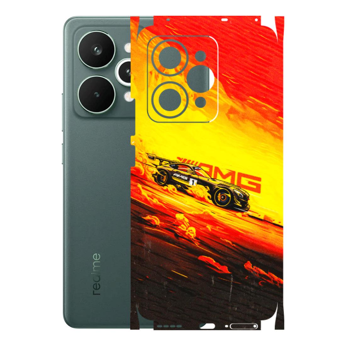 Realme Phone Skins (All Models) - AMG Car Speed Cover - 3D Embossed Finish (L-256) Realme 15 Pro 5G