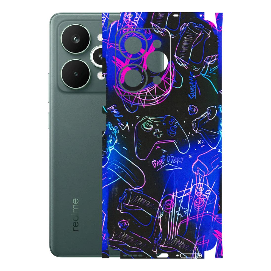 Realme Phone Skins (All Models) - Gamers Paradise - 3D Embossed Finish (L-258) Realme 15 Pro 5G