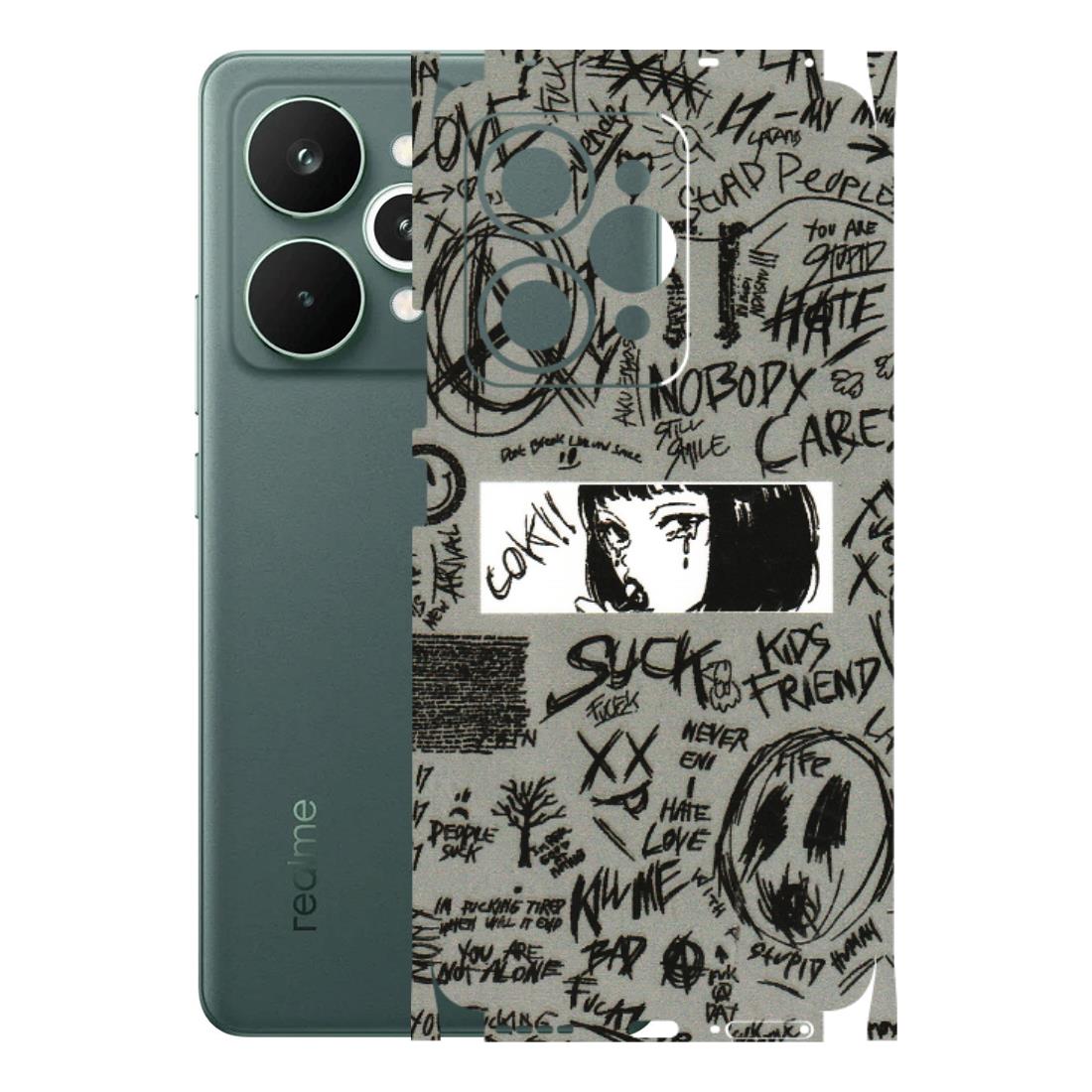 Realme Phone Skins (All Models) - Never Have Love Anime - 3D Embossed Finish (L-260) Realme 15 Pro 5G