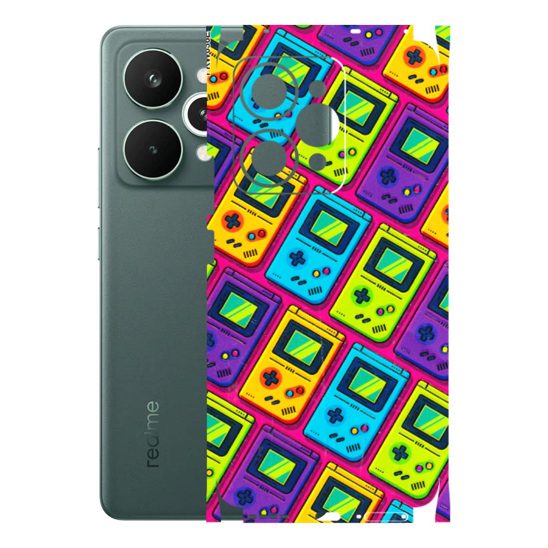 Realme Phone Skins (All Models) - Gameboy Colourful - 3D Embossed Finish (L-266) Realme 15 Pro 5G