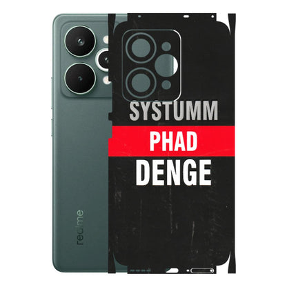 Realme Phone Skins (All Models) - Systumm Phad Denge - 3D Embossed Finish (L-278) Realme 15 Pro 5G