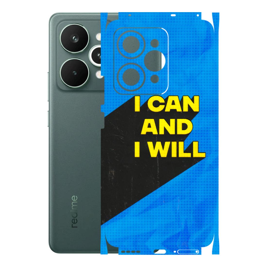Realme Phone Skins (All Models) - I Can And I Will - 3D Embossed Finish (L-281) Realme 15 Pro 5G