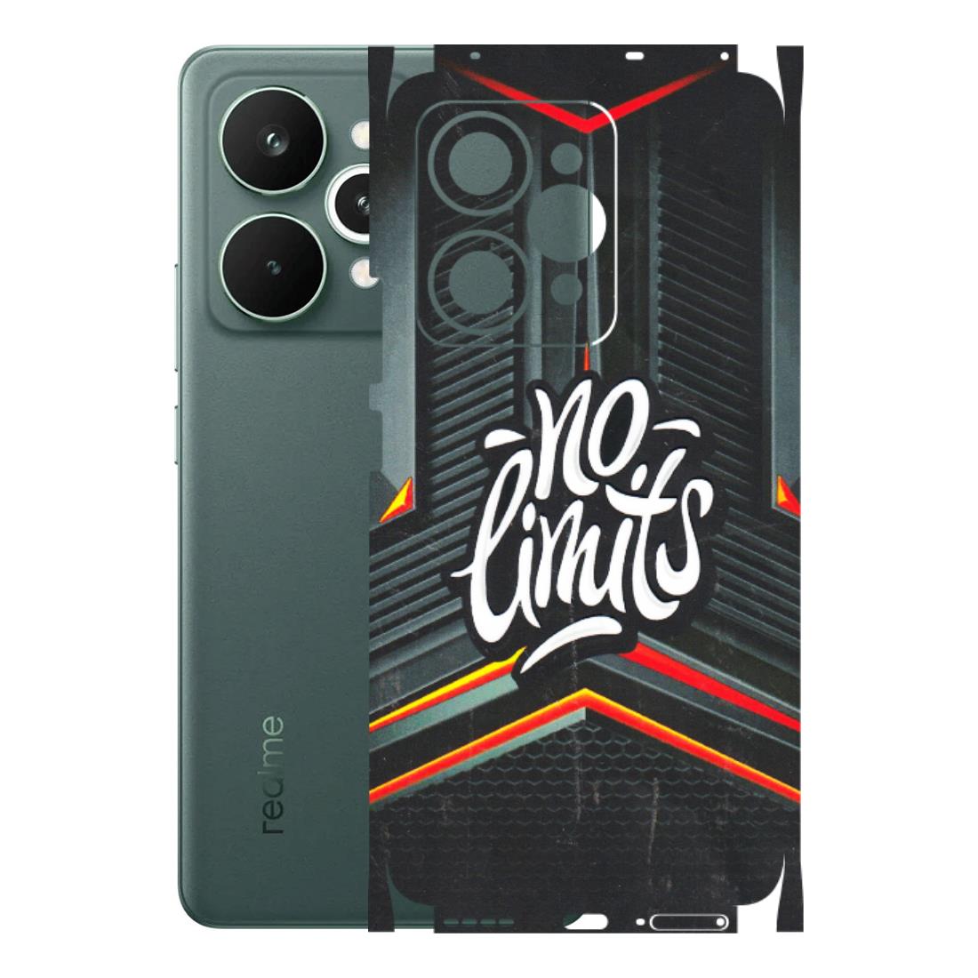 Realme Phone Skins (All Models) - No Limits - 3D Embossed Finish (L-286) Realme 15 Pro 5G