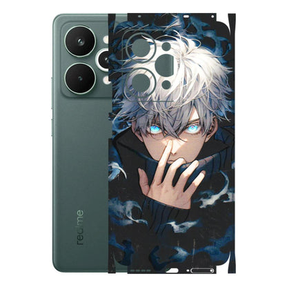 Realme Phone Skins (All Models) - New Jujutsu Kaisen Anime - 3D Embossed Finish (L-313) Realme 15 Pro 5G
