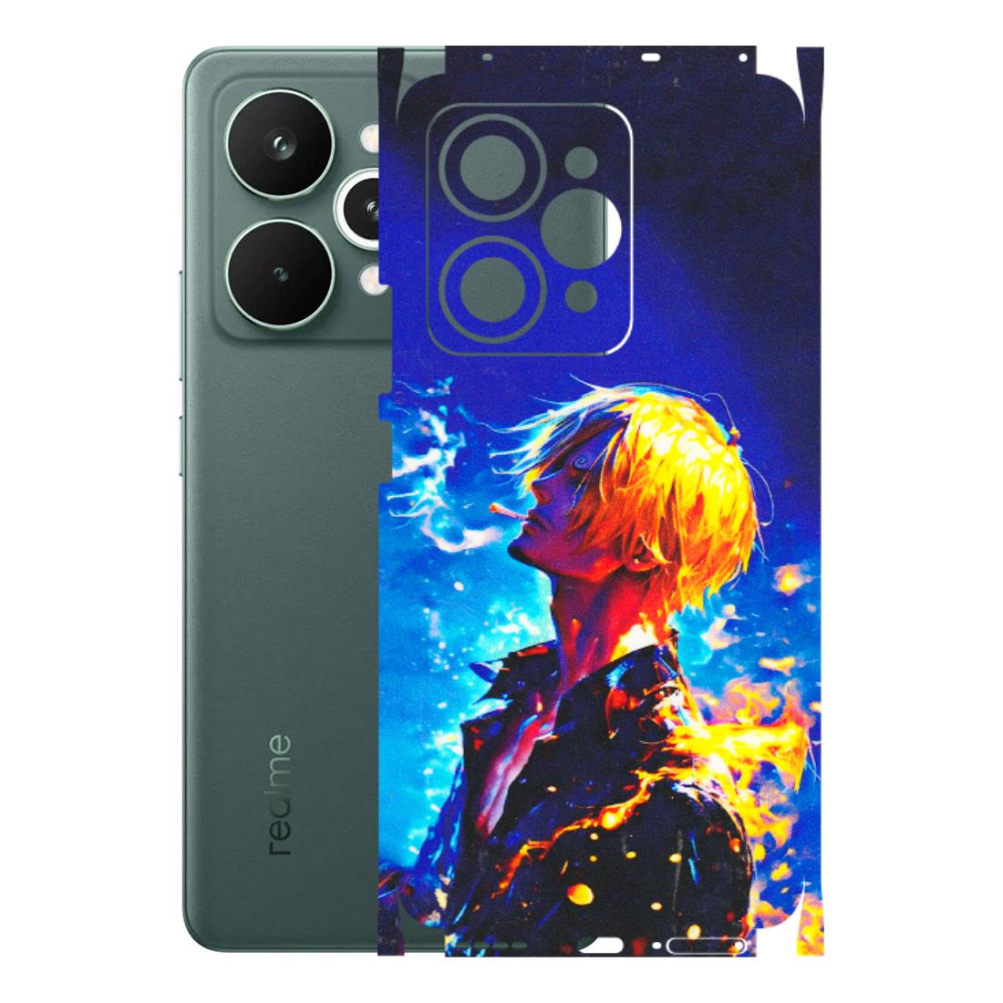 Realme Phone Skins (All Models) - Sanji Vinsmoke One Piece - 3D Embossed Finish (L-319) Realme 15 Pro 5G