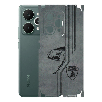 Realme Phone Skins (All Models) - New Lamborgini Aventador - 3D Embossed Finish (L-321) Realme 15 Pro 5G
