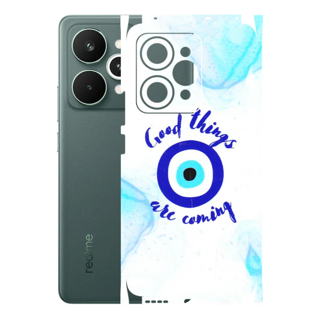 Realme Phone Skins (All Models) - Evil Eye Good Things Are Coming - 3D Embossed Finish (L-322) Realme 15 Pro 5G