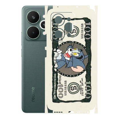 Realme Phone Skins (All Models) - Tom Hundred Dollar - 3D Embossed Finish (L-324) Realme 15 Pro 5G