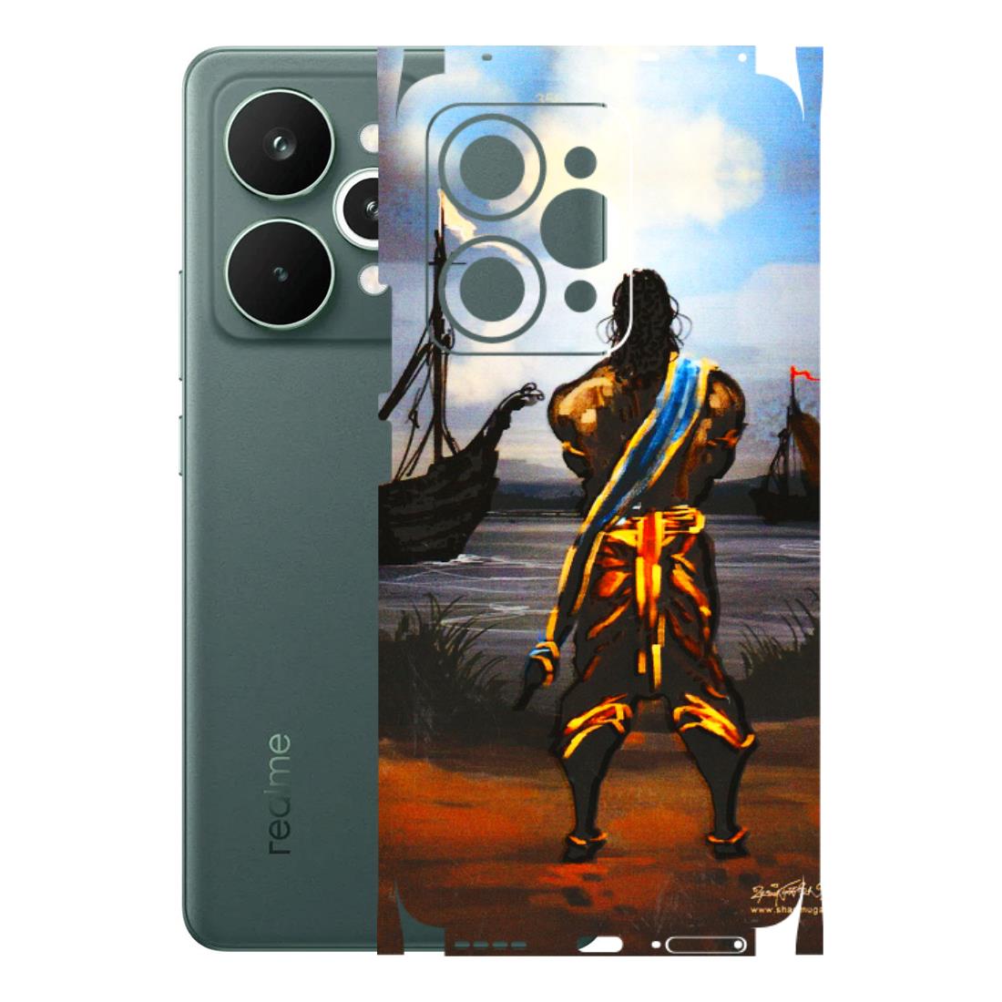 Realme Phone Skins (All Models) - Heavenly God Figure - 3D Embossed Finish (L-34) Realme 15 Pro 5G