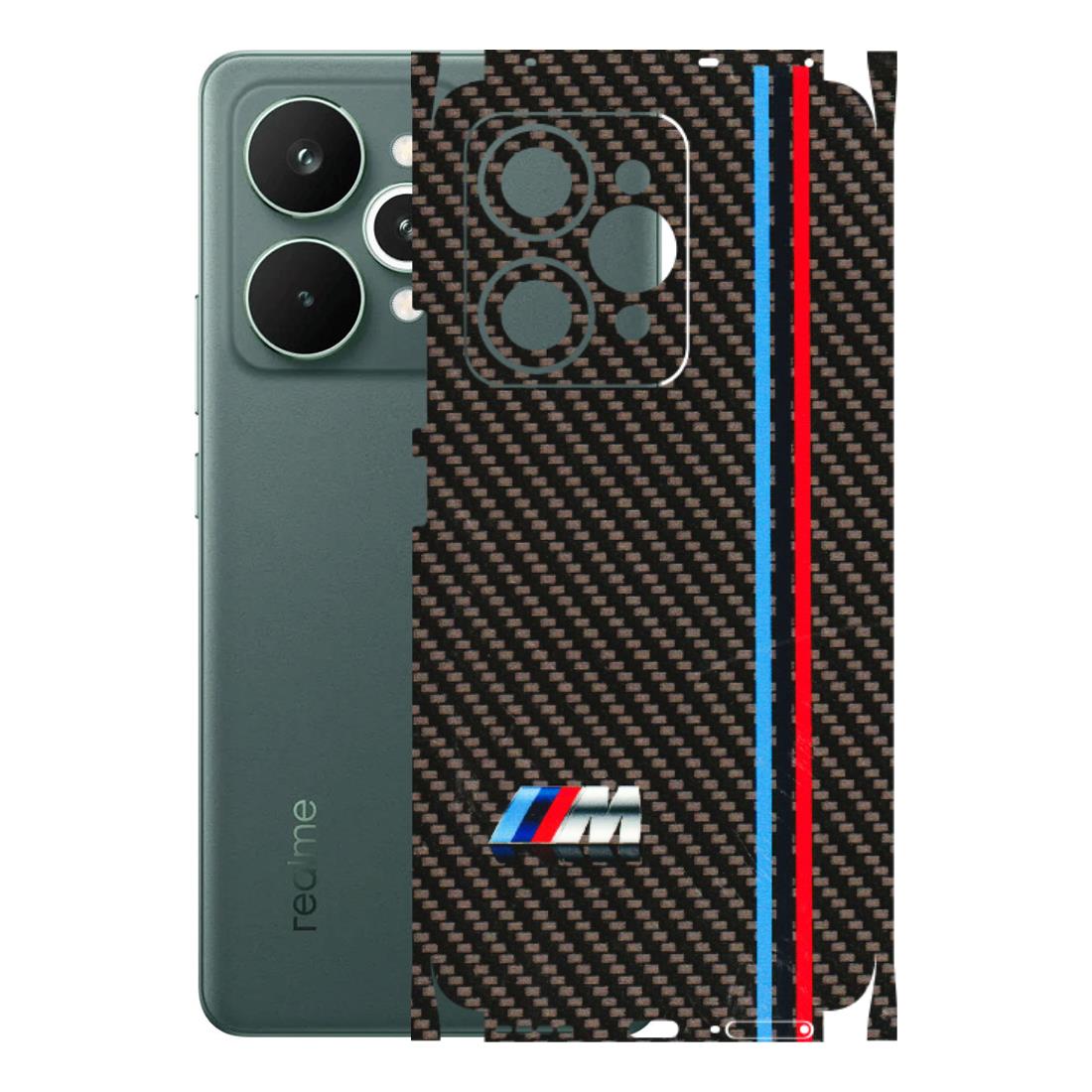 Realme Phone Skins (All Models) - BM Carbon Fiber Feels - 3D Embossed Finish (L-38) Realme 15 Pro 5G