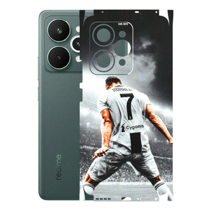 Realme Phone Skins (All Models) - Ronaldo CR7 Crazy - 3D Embossed Finish (L-44) Realme 15 Pro 5G