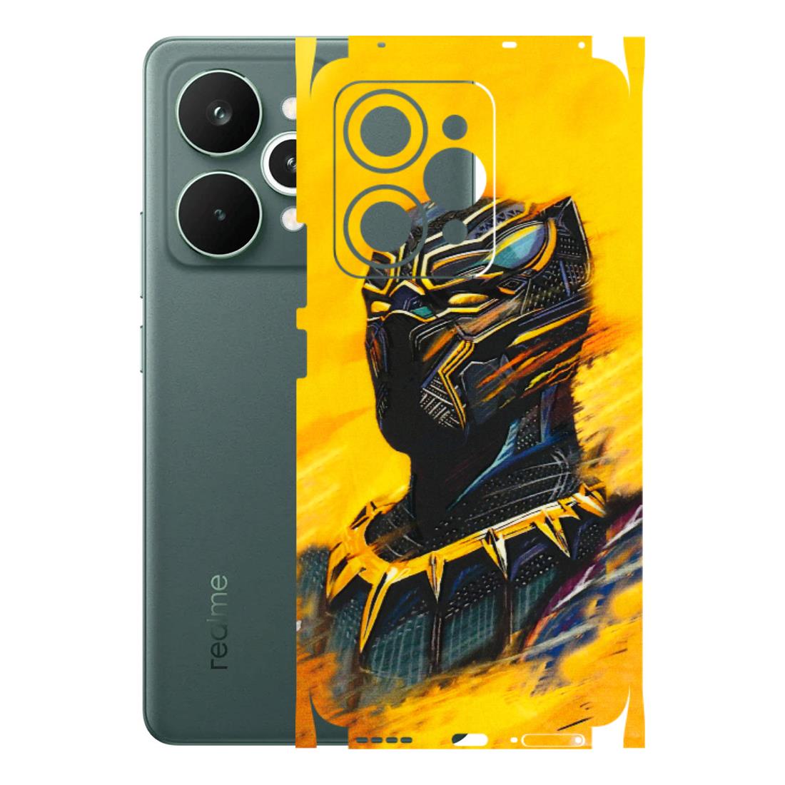 Realme Phone Skins (All Models) - Yellow Panther - 3D Embossed Finish (L-54) Realme 15 Pro 5G