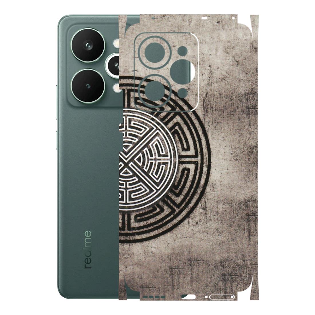 Realme Phone Skins (All Models) - Mysterious Circular Design - 3D Embossed Finish (L-63) Realme 15 Pro 5G